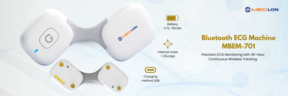Bluetooth ECG Machine MBEM-701